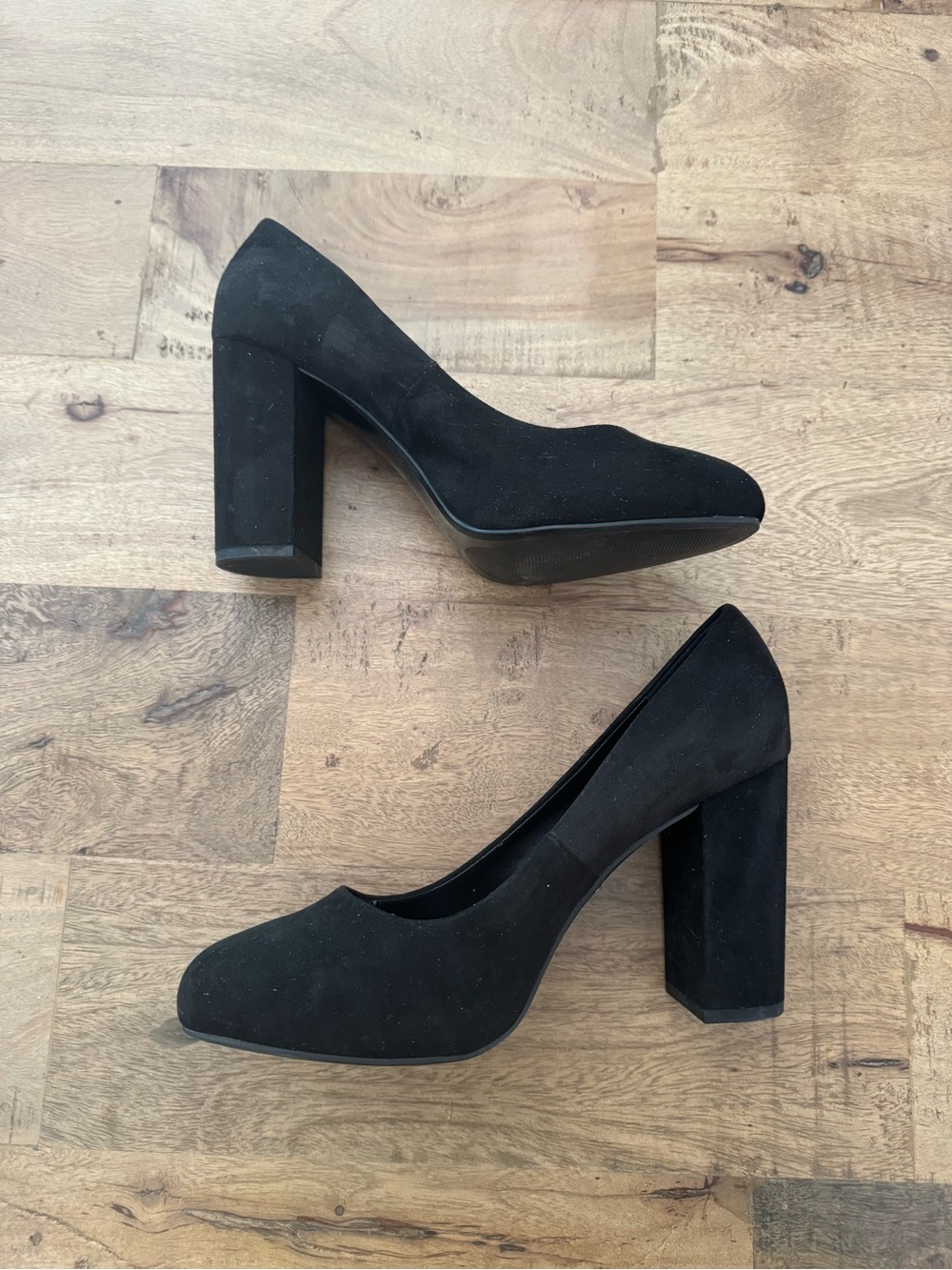 ALDO JAVABRIRYN High heeled pumps Women's Black Classic almond Toe sz 7.5